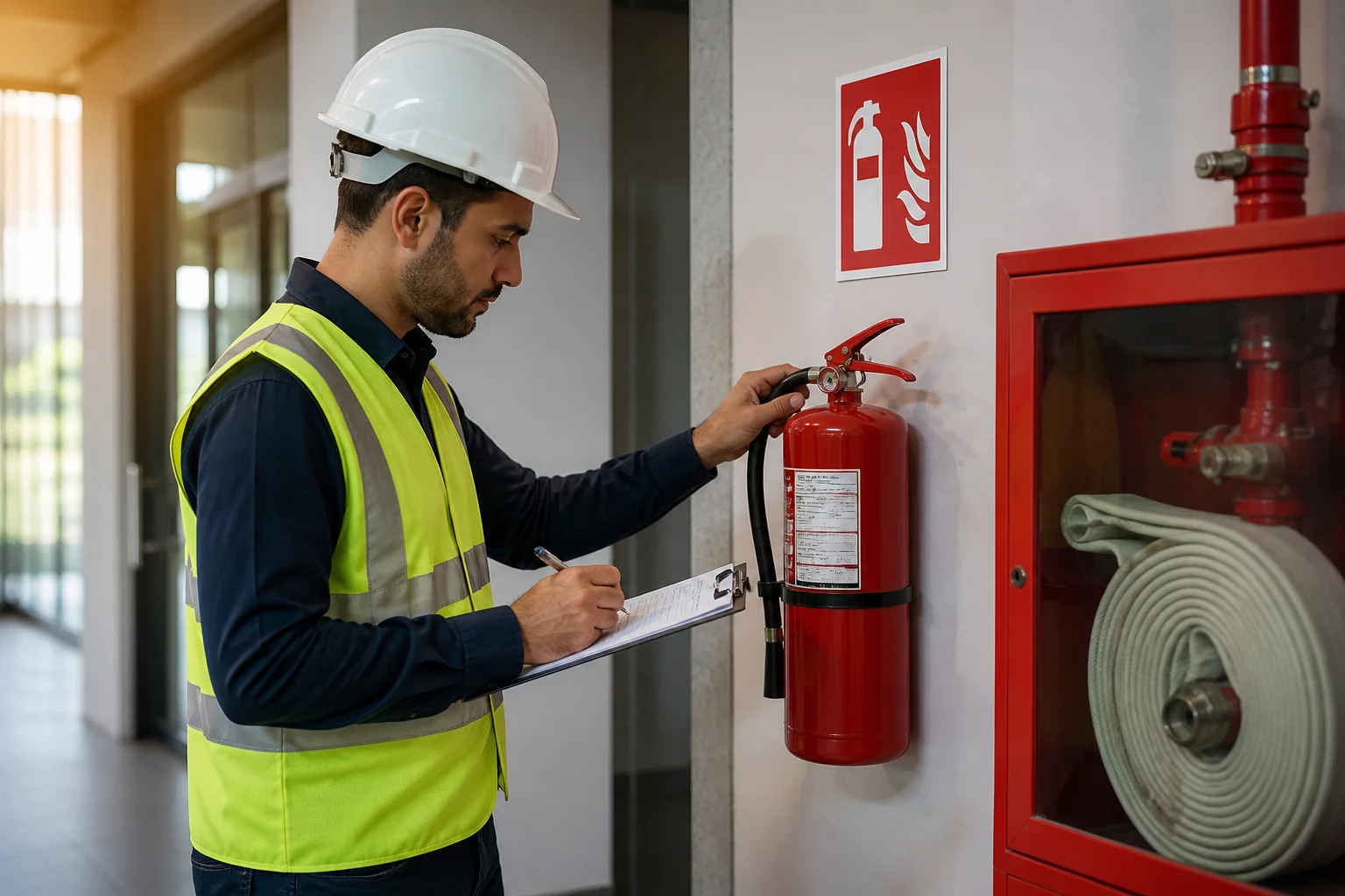 Fire safety systems and technical riser