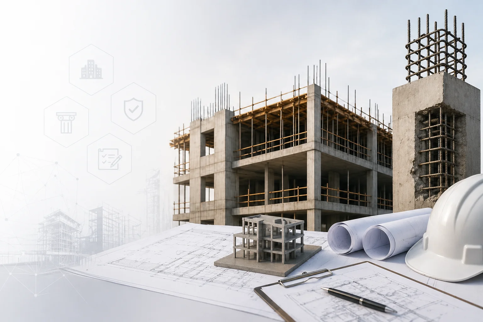 Engineering review and structural work on site