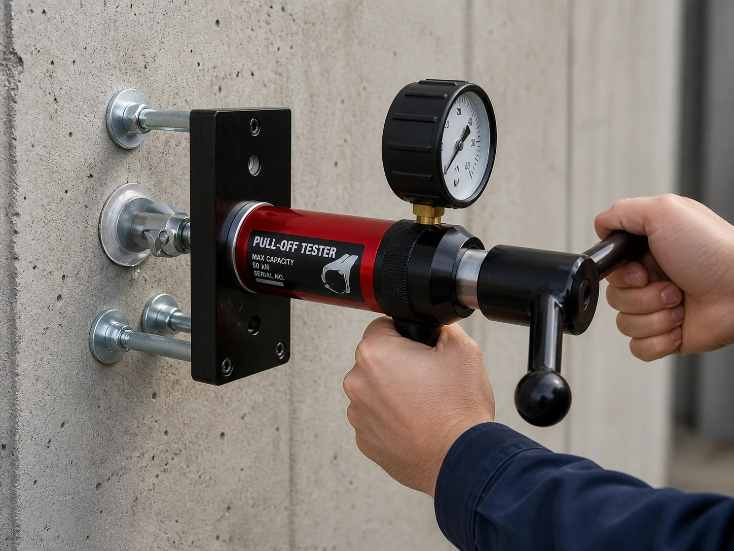 In-situ structural testing equipment